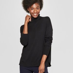 target black turtleneck